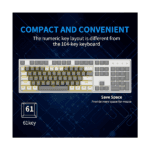 HUO JI Mechanical Keyboard 61 Keys (5)