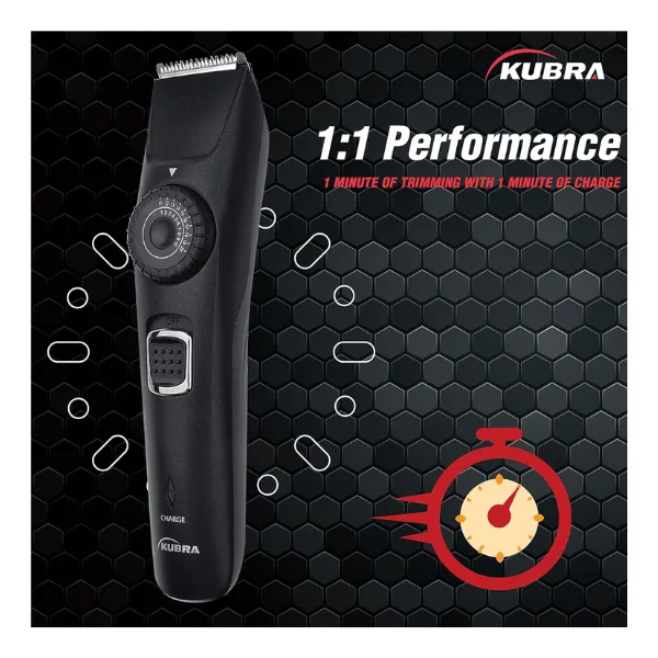 Kubra KB-1001 USB Fast charging Ultra Sleek Beard Trimmer (5)