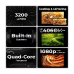 ZEBRONICS PIXAPLAY 22 Smart Projector (5)