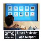 ZEBRONICS PIXAPLAY 58 Smart Projector (4)