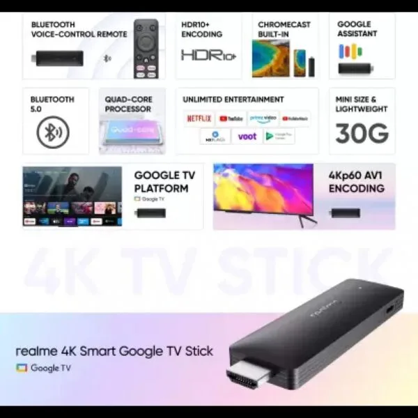 realme Android Smart 4k TV Stick - Image 4