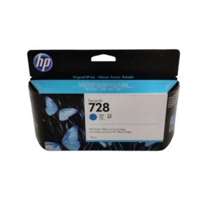 HP DesignJet 728 728B Cyan Ink Cartridge 130ml (F9J67A) (4)