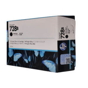 HP DesignJet 728 728B Matte Black Ink Cartridge 300ml (3WX30A)