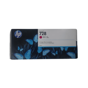 HP DesignJet 728 Magenta Ink Cartridge, 300ml (F9K16A) (3)