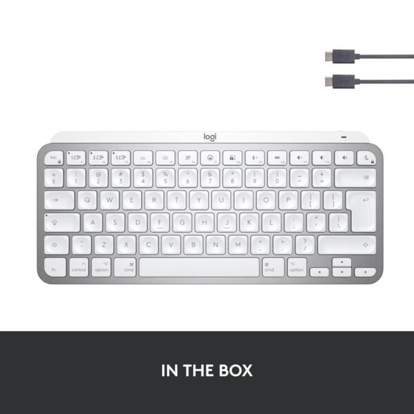 Logitech MX Keys Mini for Mac Minimalist Wireless Illuminated Keyboard - Image 2