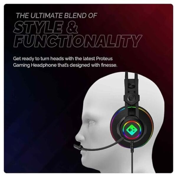 Cosmic Byte Proteus Headset Dual Input USB and 3.5mm - Image 3