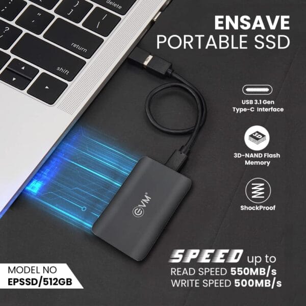 EVM EnSave External SSD 512GB - Image 5