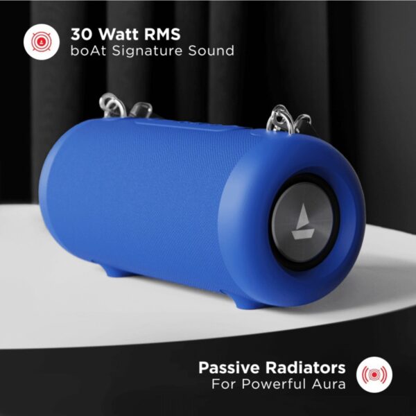 boAt Stone 1350 Bluetooth Speaker - 30W, Passive Radiator & IPX6 Water Resistance - Image 3