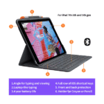 Logitech Slim Folio for iPad 7th Gen & 8th Gen- 25.91 cm (10.2) Bluetooth Handheld Tablet Keyboard (3) Logitech Slim Folio for iPad 7th Gen & 8th Gen- 25.91 cm (10.2) Bluetooth Handheld Tablet Keyboard (3)