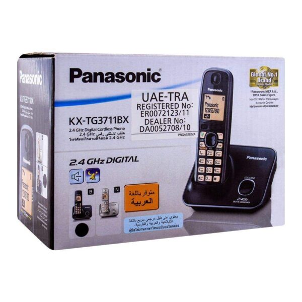 Panasonic KX-TG3711SX Single Line 2.4GHz Digital Cordless Phone - Image 3