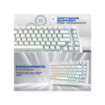 Cosmic Byte CB-GK-42 Phantom TKL Gasket Mechanical RGB Wired Keyboard