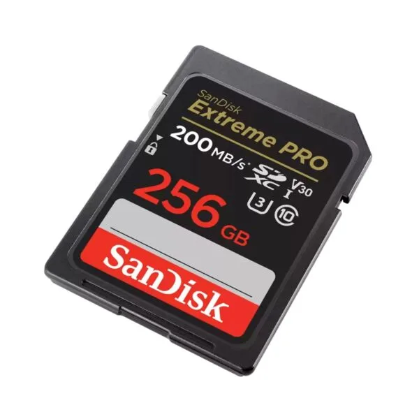 SanDisk Extreme Pro SD UHS-I 256GB Memory Card - Image 2
