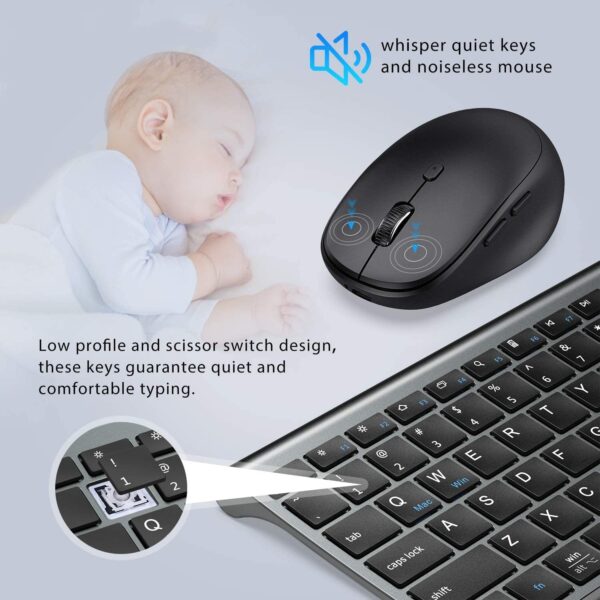 iClever Wireless Keyboard and Mouse DK03 Dual-Mode Set - Image 2
