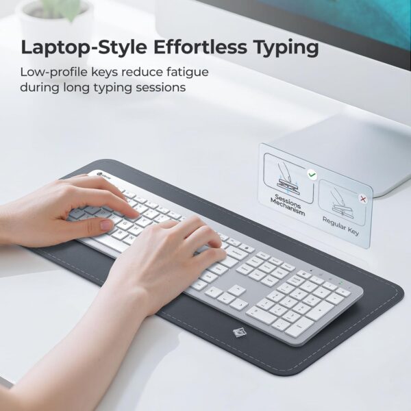 iClever GK08 Wireless Keyboard and Mouse Combo - Image 3