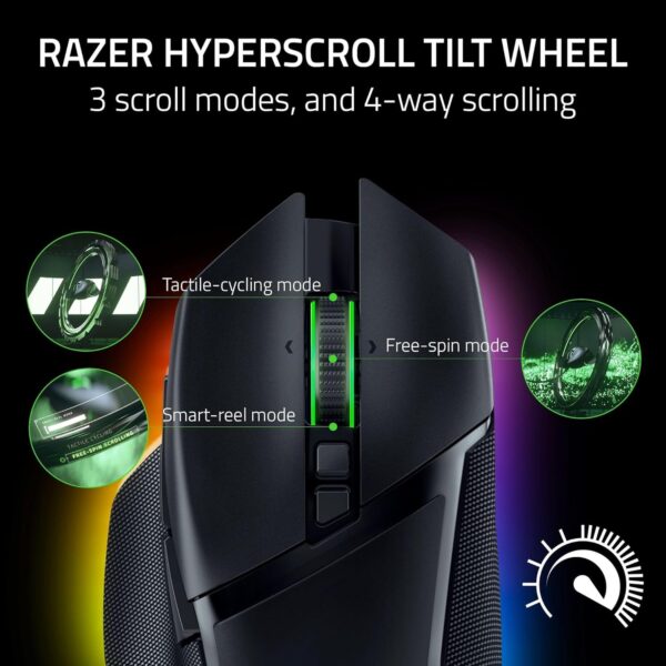 Razer Basilisk V3 Pro – Ergonomic Wireless Gaming Mouse - Image 4