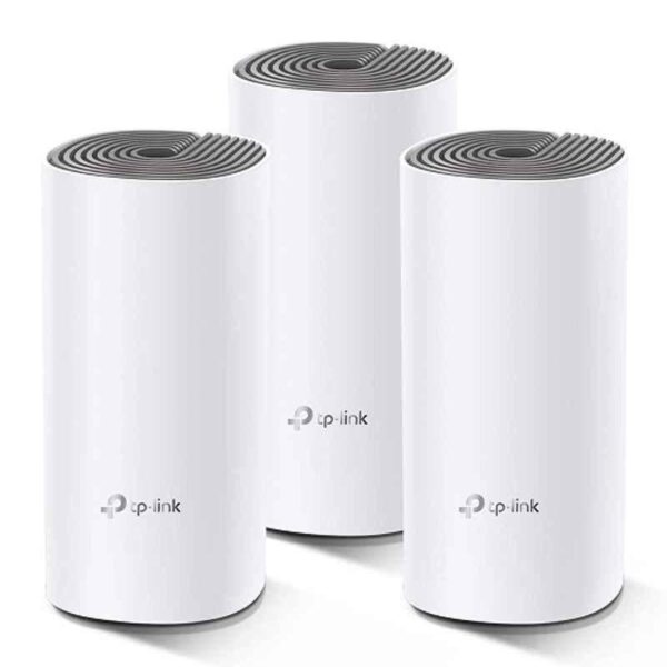 TP-Link Deco E4 Wi-Fi Mesh Router (3 Pack) – Dual Band Whole Home Coverage up to 4,000 sq.ft