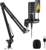 MAONO AU-PM461S USB Microphone – Professional Studio Condenser Mic for Podcasting, Gaming & Streaming