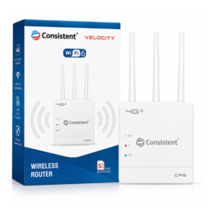 Consistent 4G SIM Router Velocity 3 Antenna WiFi Router CT-4GR-TAW6 with High Speed Wireless Connectivity