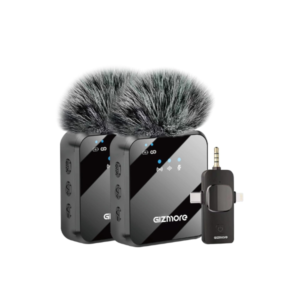 GIZMORE Dual Wireless Mic with Noise Cancellation