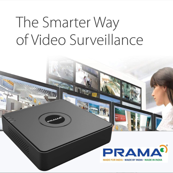 Prama 4 Channel DVR PT-DR1A04G-K1 HD TVI Digital Video Recorder for CCTV Security Camera System - Image 2