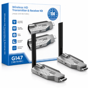 Wireless HDMI Transmitter & Receiver Kit (G147-HD-TX-RX) 150M HDMI Extender