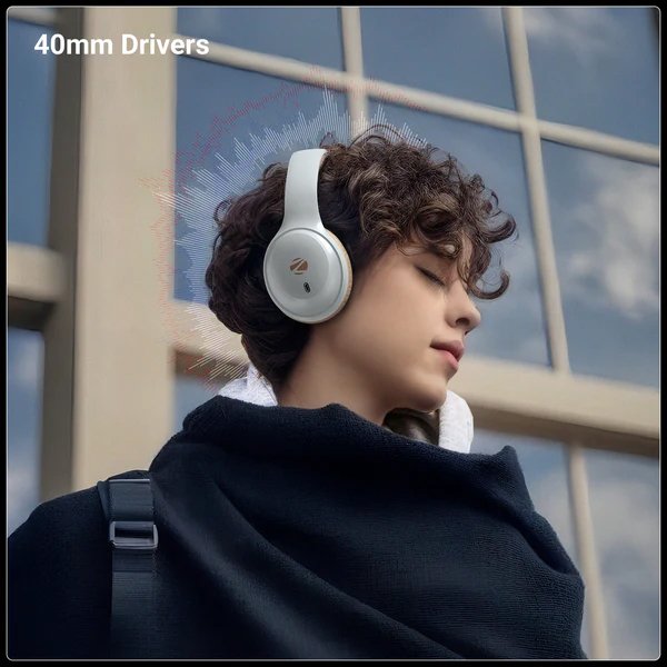 Zebronics Paradise Neo R ENC Wireless Bluetooth Headphones with 50H Playtime - Image 5