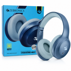 Zebronics Paradise Neo R ENC Wireless Bluetooth Headphones with 50H Playtime
