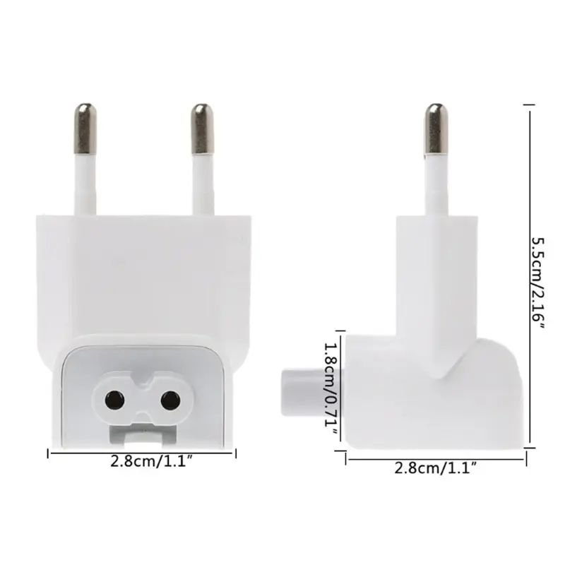 Apple World Travel Adapter Duck Head EU UK US AU Plug Converter (Set of 4) - Image 5