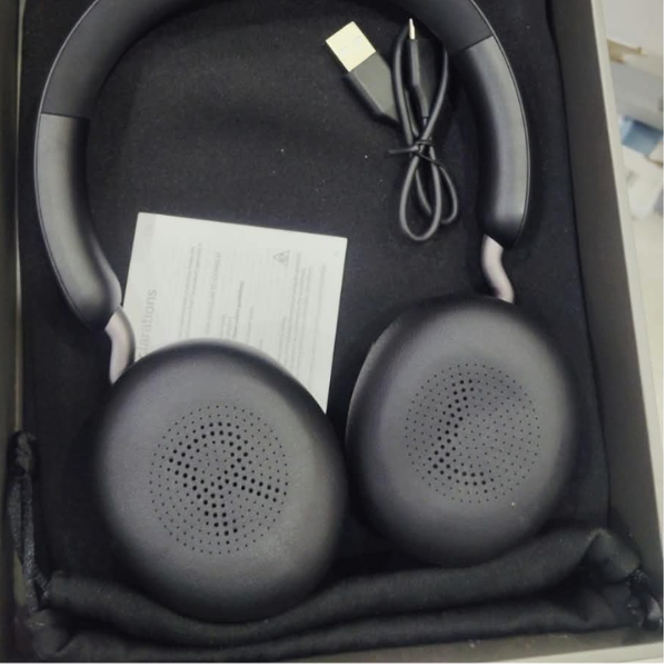 Jabra Elite 45h Wireless Bluetooth On-Ear Headphones with Mic - Image 2
