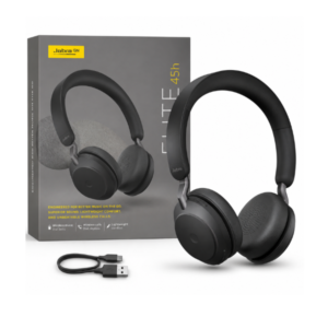 Jabra Elite 45h Wireless Bluetooth On-Ear Headphones with Mic
