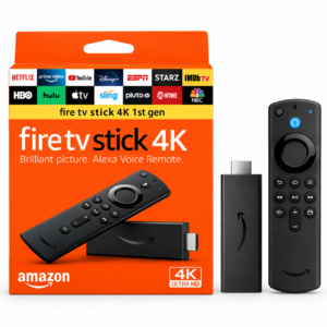 Amazon Fire TV Stick 4K Streaming Device with Alexa Voice Remote