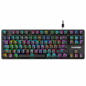 Cosmic Byte CB-GK-37 Black Firefly TKL RGB Mechanical Keyboard
