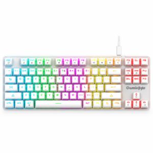 Cosmic Byte CB-GK-37 White Firefly TKL RGB Mechanical Keyboard