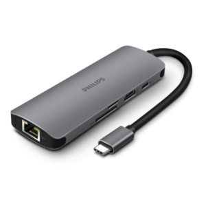 Philips 8-in-1 USB-C Hub 4K HDMI Ethernet 60W PD