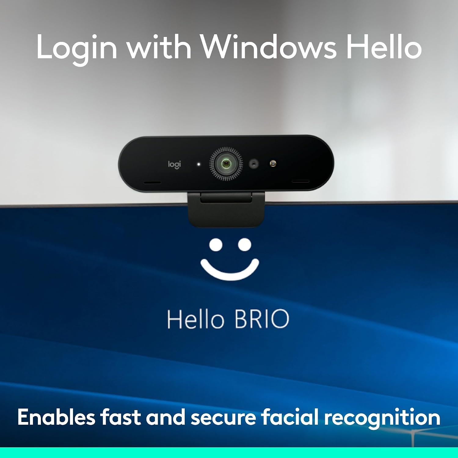Logitech Brio Stream 4K Webcam PC (Pre-Owned) – Black - Image 4