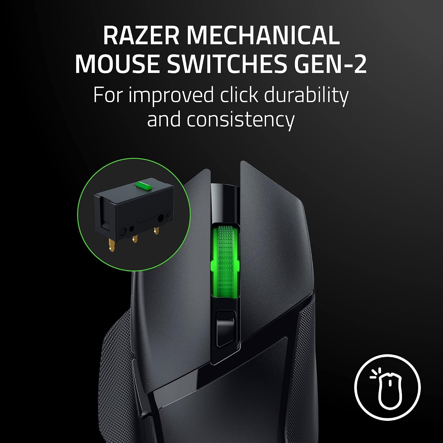 Razer Basilisk V3 X HyperSpeed Wireless Gaming Mouse – Black - Image 2