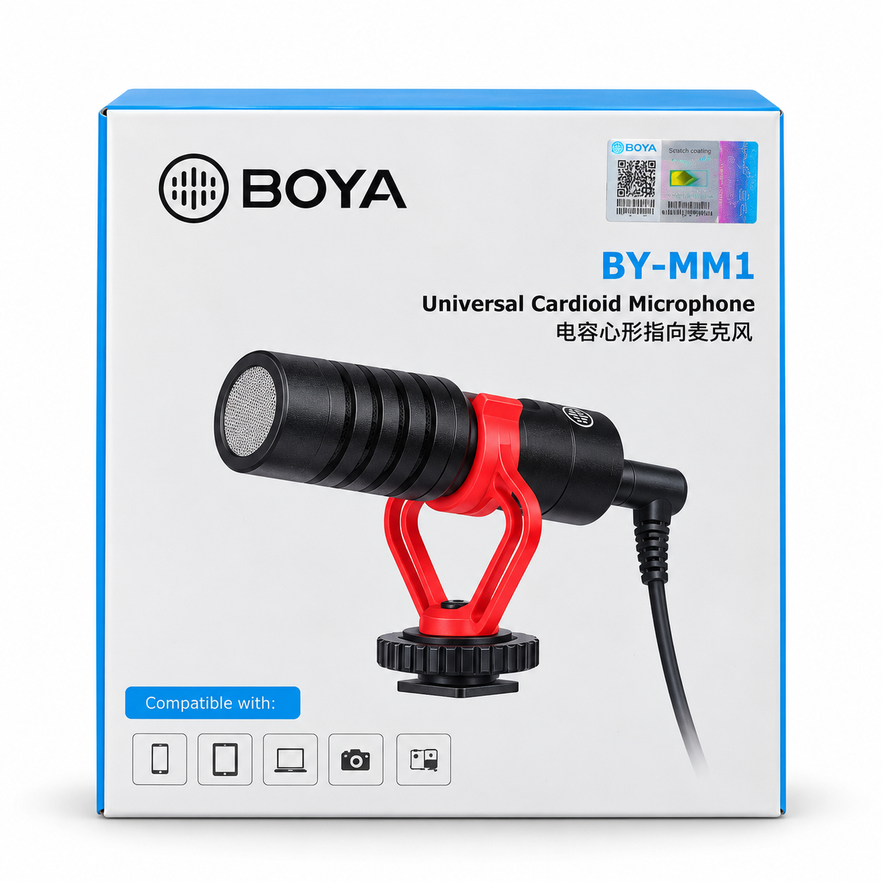 BOYA BY-MM1 Universal Cardioid Shotgun Microphone for Cameras and Smartphones - Image 2