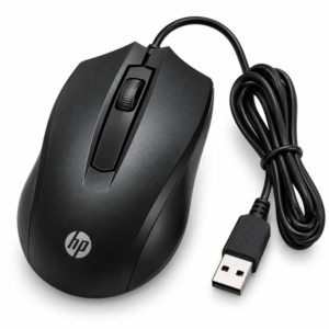 HP 100 USB Wired Mouse for Windows 7, 8, 10, 11 and macOS