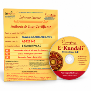 Mindsutra E-Kundali Professional 4.0 Vedic Astrology Software DVD