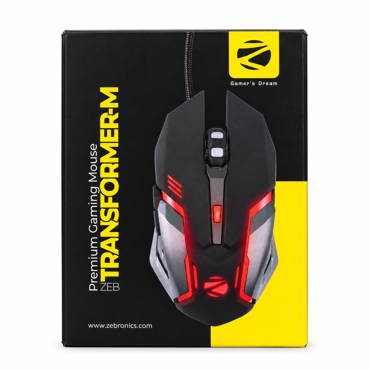 Zebronics Transformer-M Gaming Mouse with 3600 DPI and RGB LED Lights - Image 2