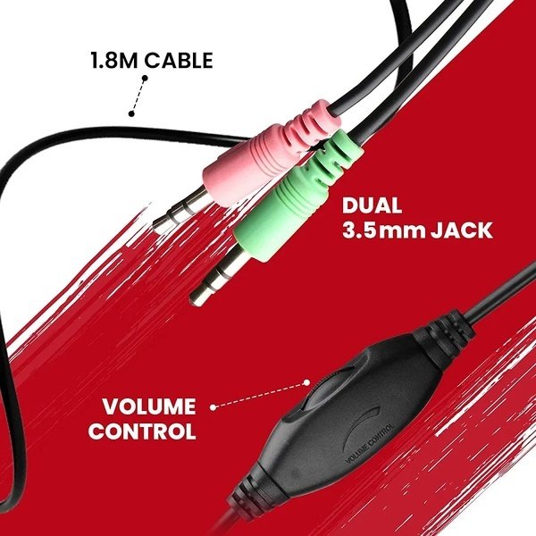 Zebronics Zeb Grace Wired Headset with Mic for PC and Laptop - Image 2