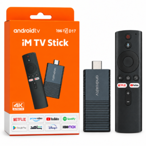 i96 Android TV Stick 4K Streaming Media Player with Voice Remote
