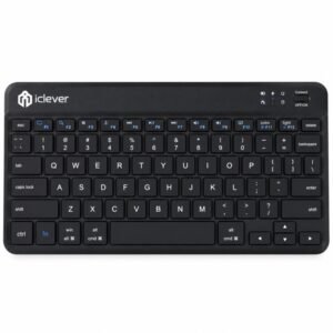 iClever IC-BK04 Multi-Device Wireless Keyboard with 7-Color Backlight