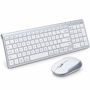 iClever IC-GK-03 Wireless Keyboard and Mouse Combo with 2.4GHz USB Receiver
