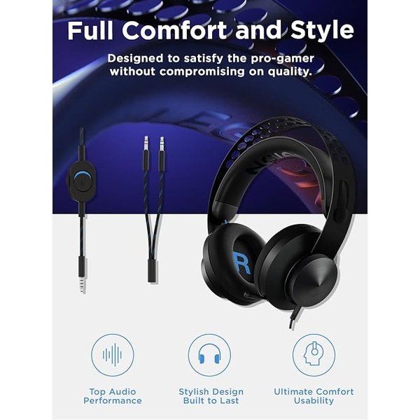 Lenovo Legion H300 Stereo Gaming Headset with 50mm Drivers - Image 4